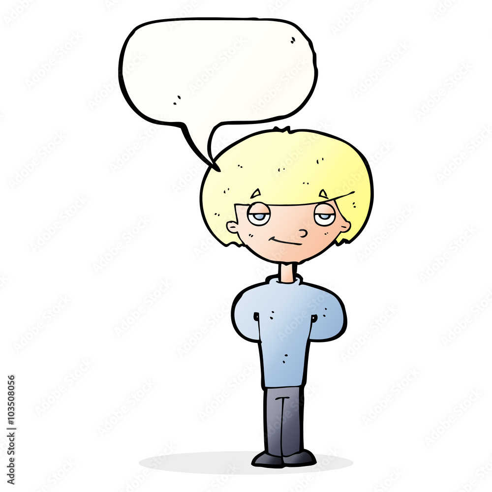 cartoon happy man with speech bubble cartoon happy man with speech bubble
