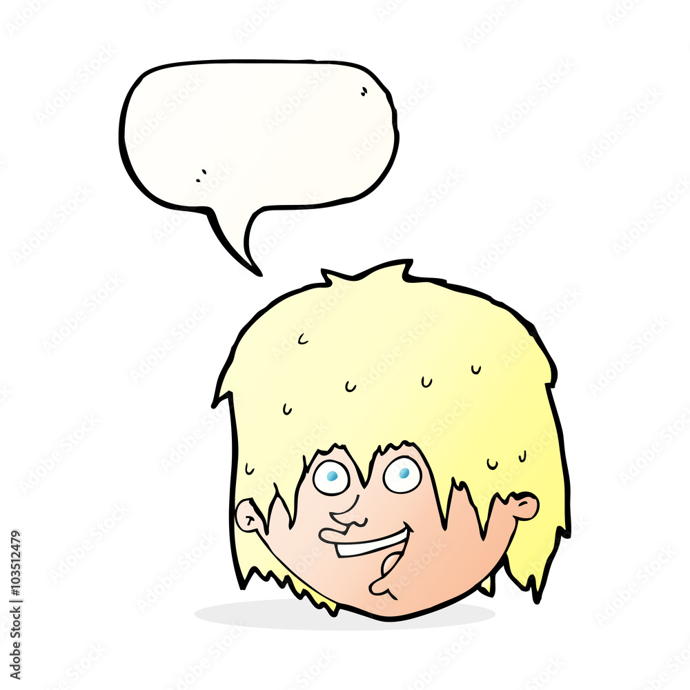 cartoon happy man with speech bubble cartoon happy man with speech bubble