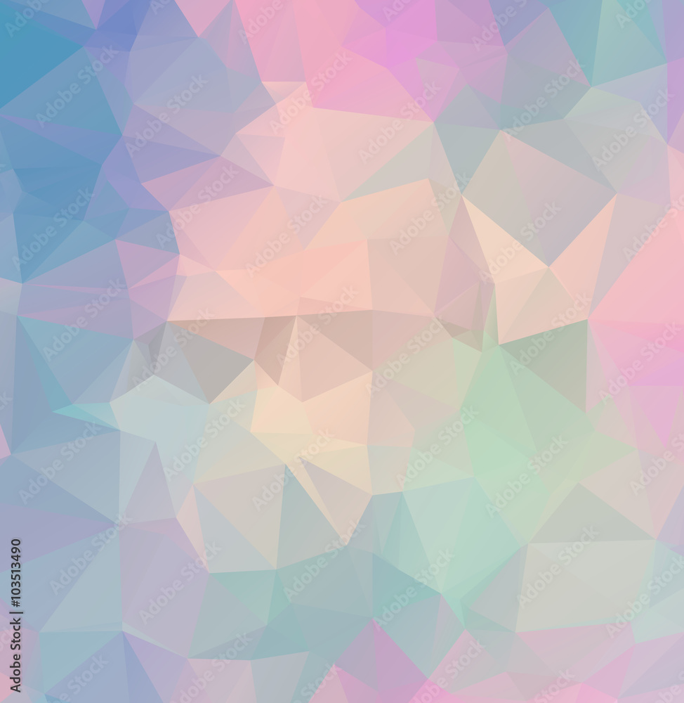 Abstract  Triangle Geometrical Background, Vector Illustration M