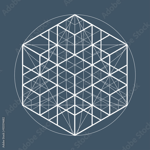 Sacred geometry symbol or element