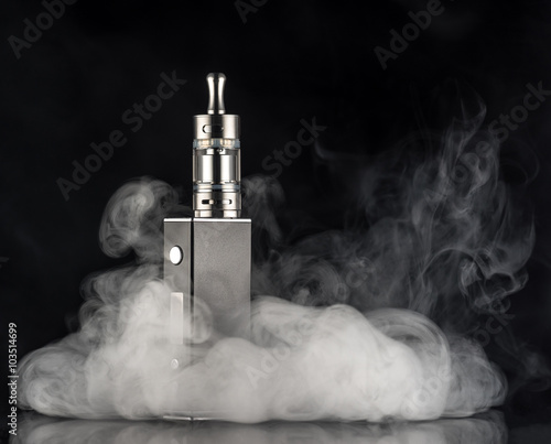 electronic cigarette over a dark background