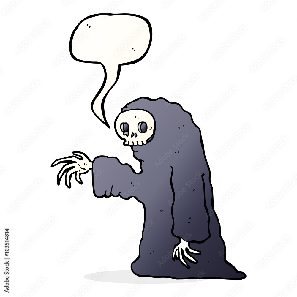 cartoon spooky halloween costume with speech bubble cartoon spooky halloween costume with speech bubble