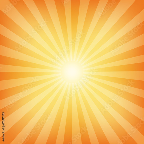 Sun Sunburst Pattern