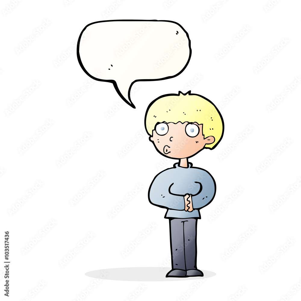 cartoon curious man with speech bubble cartoon curious man with speech bubble