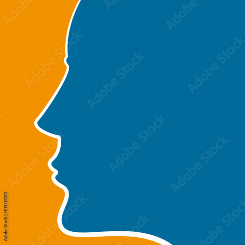 visage profil
