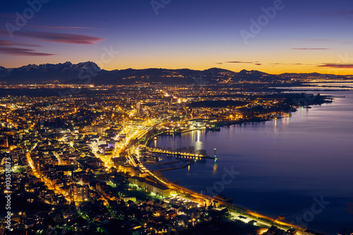 Bregenz bei Nacht photo