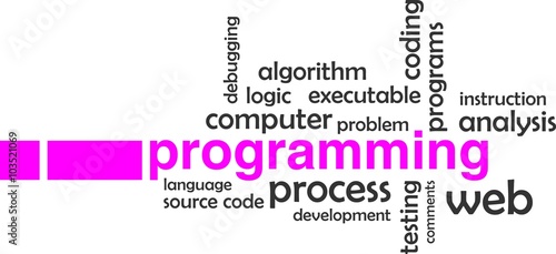 word cloud - programming