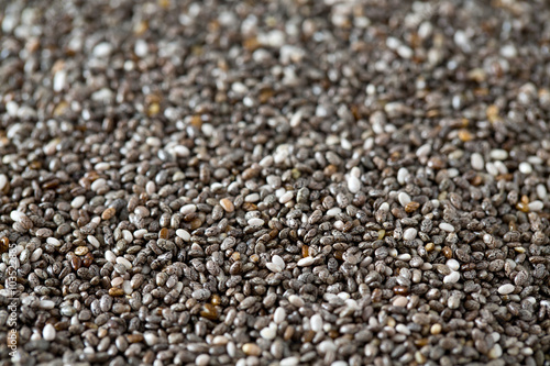 chia seeds onw ooden surface