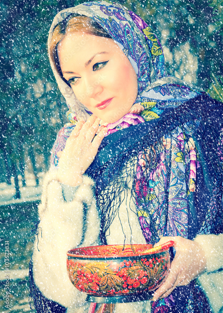 Russian sales style scarf