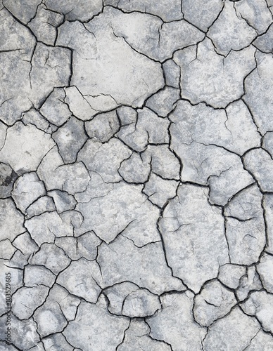 Close up of a dry soil.