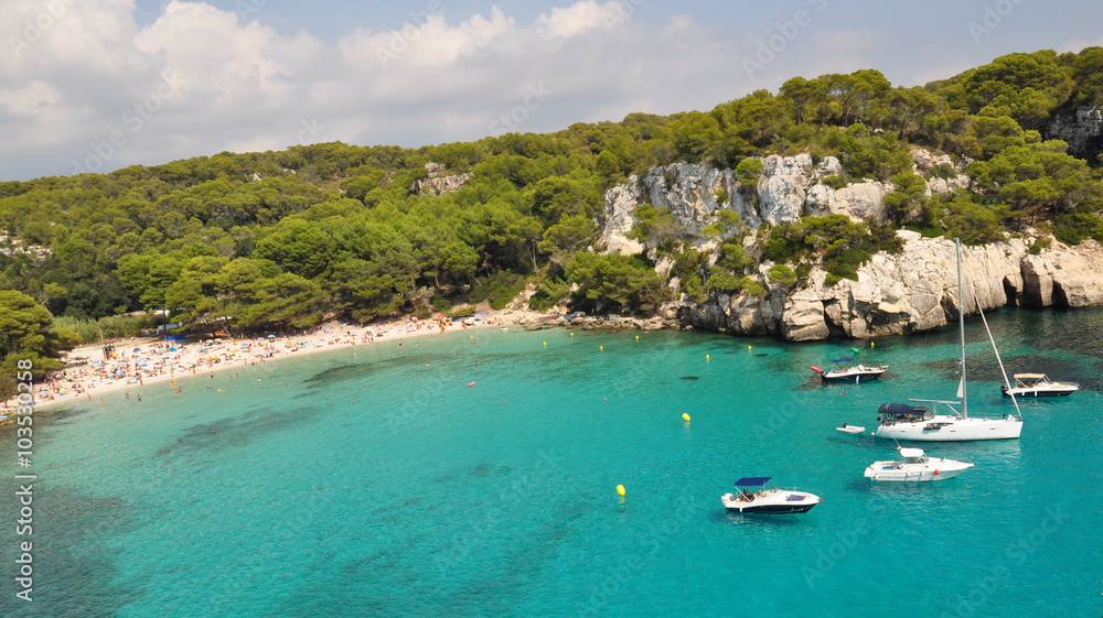 Menorca island view - yachting and sailing Menorca island view - yachting and sailing
