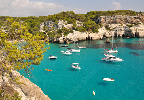 Menorca island view - yachting and sailing