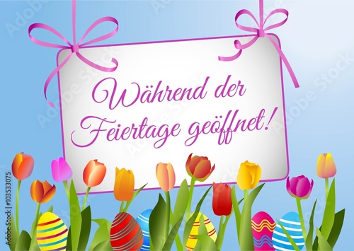Während der Feiertage geöffnet 