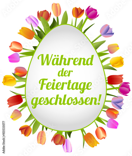 Während der Feiertage geschlossen 