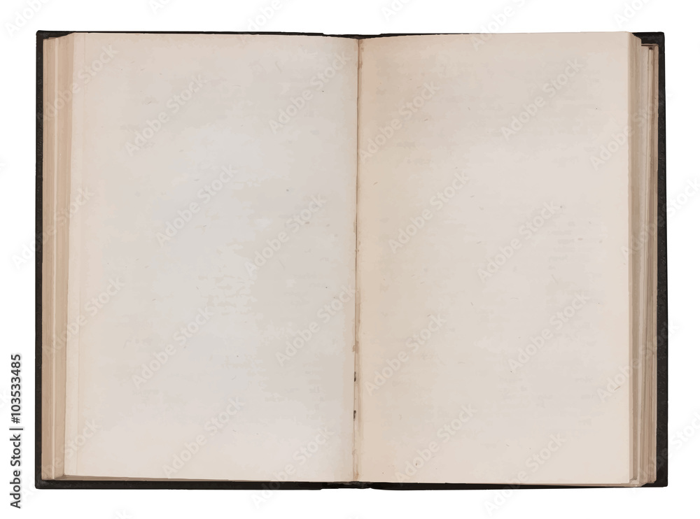 Naklejka premium blank open book