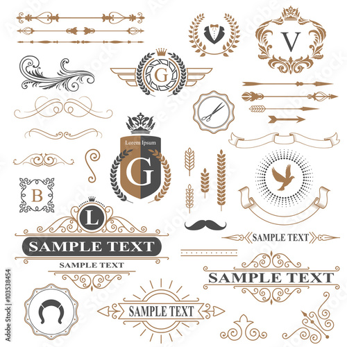 Typographic design elements