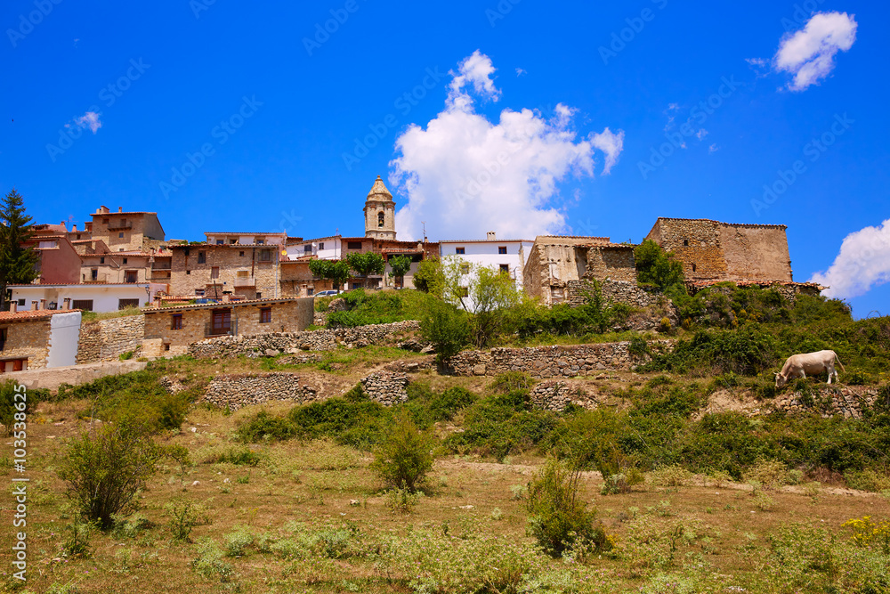 El Boixar village in Tinenca Benifassa of Spain