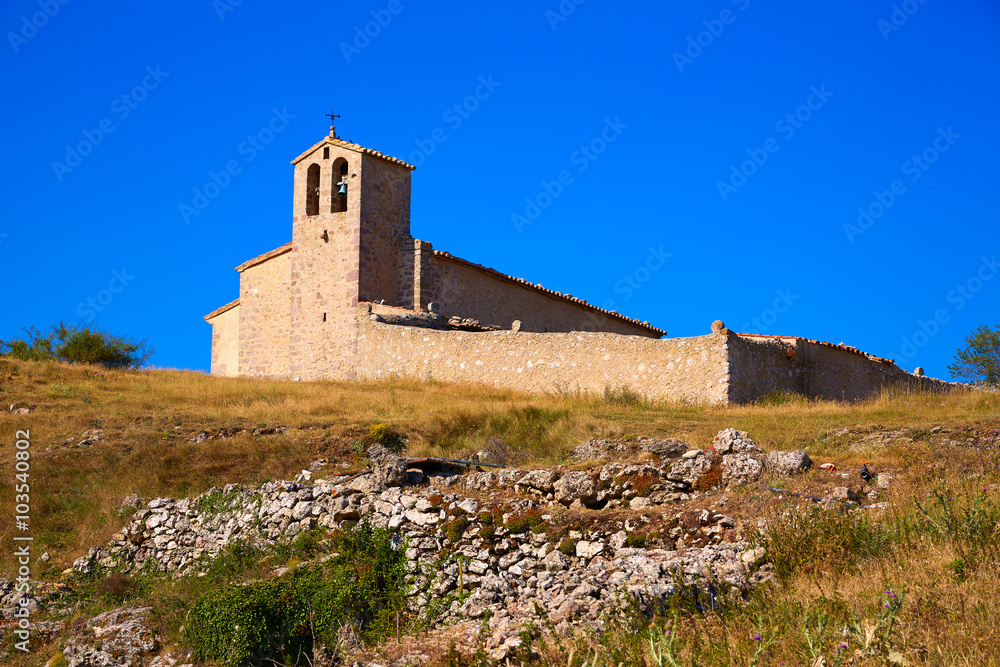 Corratxar church in Tinenca Benifassa of Spain