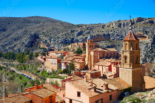 Albarracin medieval town at Teruel Spain photo