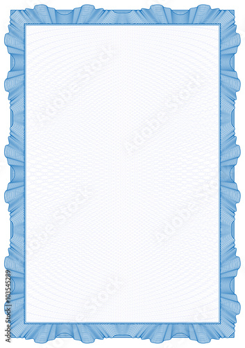 Vintage Certificate. Award background. Gift voucher. Template diplomas currency Vector illustration
