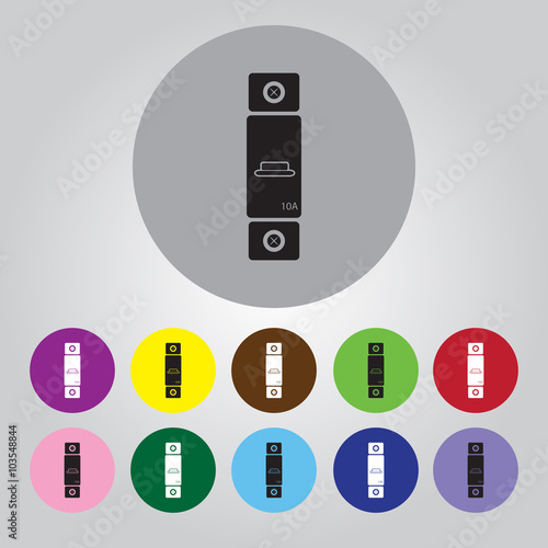 One-phase machine 10 amps icon