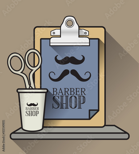 barbier, coiffeur, moustache, boutique, mode