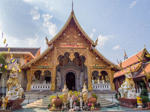Wallpaper Mural Buddhist temple in Chiang Mai, Thailand Torontodigital.ca