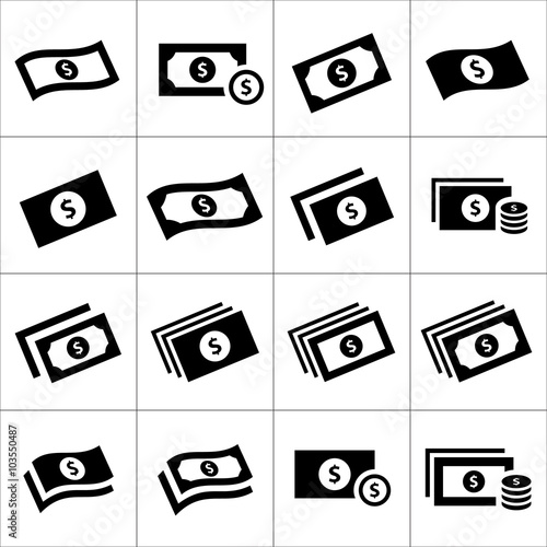 banknote icons