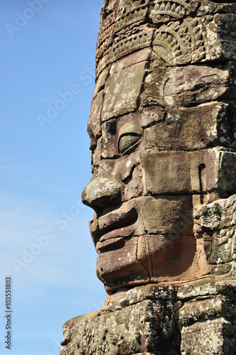 Faces of Bayon temple