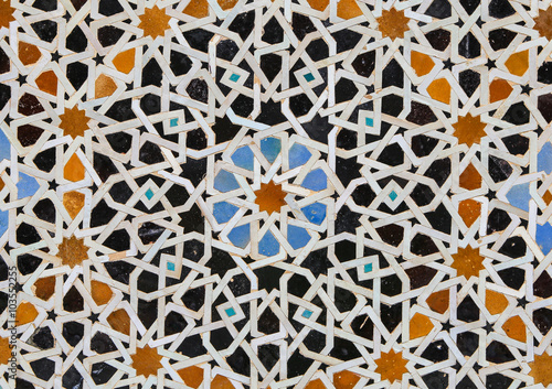 The Moroccan national mosaic zelidzh