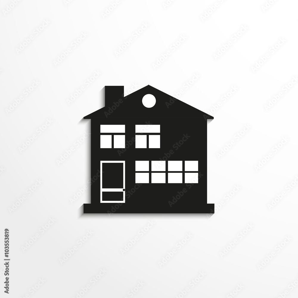 House. Vector icon. House. Vector icon.