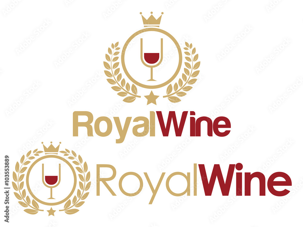 Fototapeta premium Wine Logo