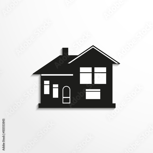 House. Vector icon.