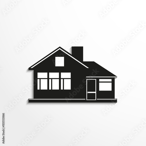 House. Vector icon.