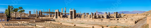 Ruins of Imperial Treasury at Persepolis, Iran