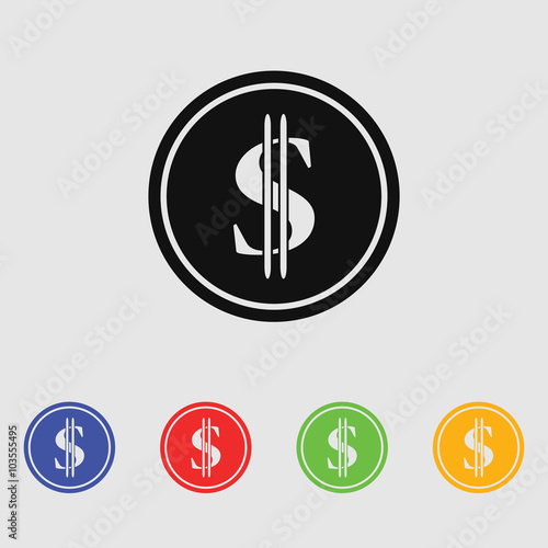 Dollar cent icon