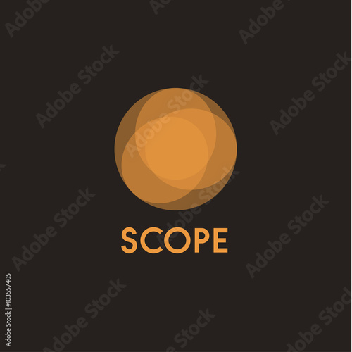 Circles background illustration spheres  business sign abstract imposition of transparency