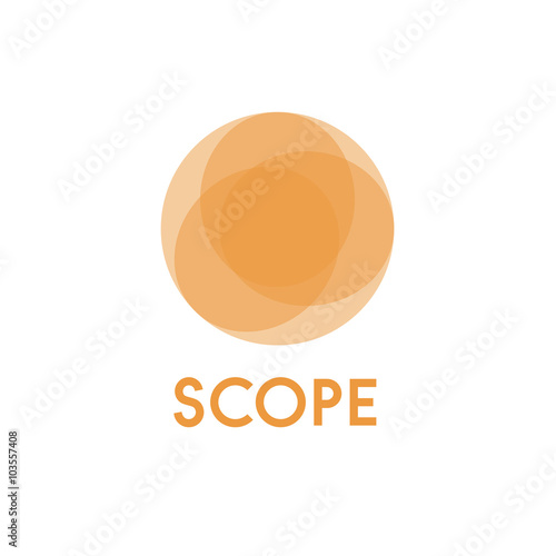 Circles background illustration spheres  business sign abstract imposition of transparency
