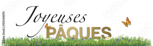 JOYEUSES PÂQUES PELOUSE