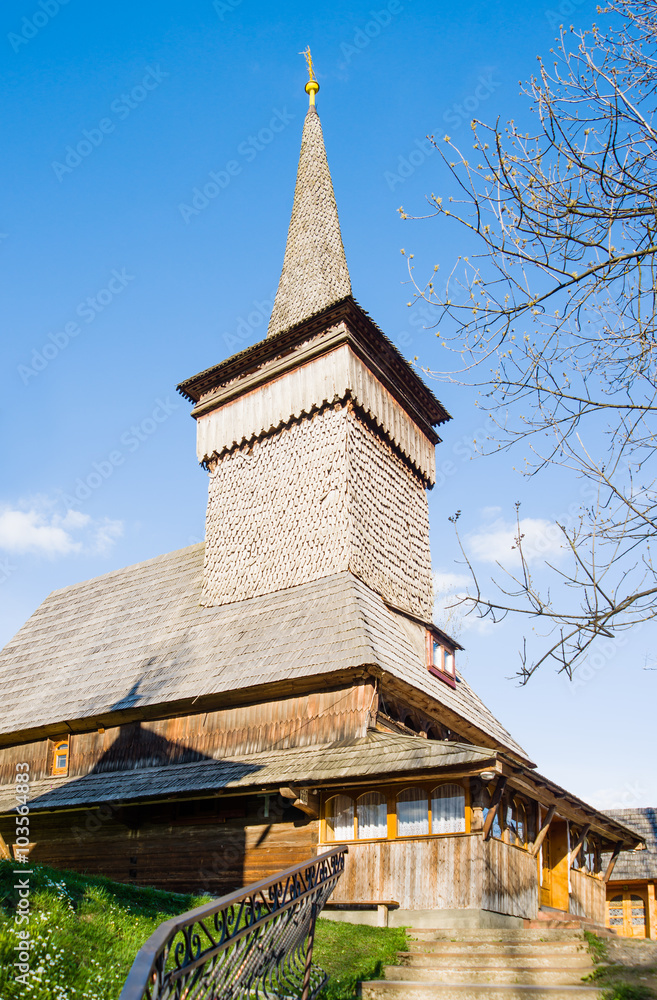 The oldest active church in Nehrovets. Transcarpathia. Ukraine The oldest active church in Nehrovets. Transcarpathia. Ukraine