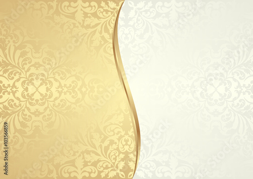 vintage background divided into two