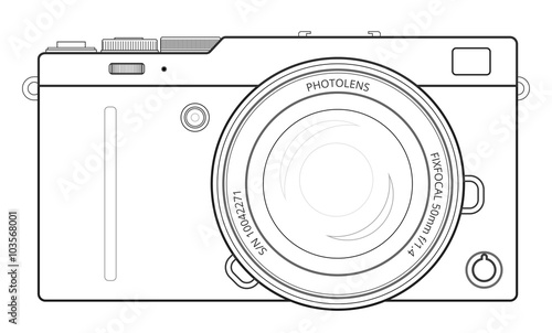 Mirrorless compact camera