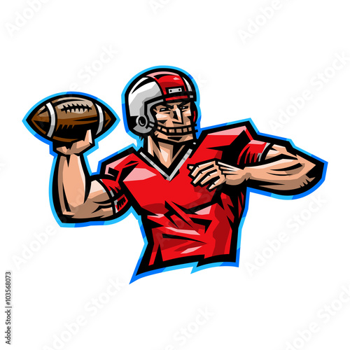 Football Quarterback vector