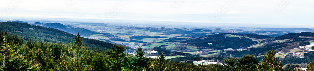 Panorama bayerisches Voralpenland