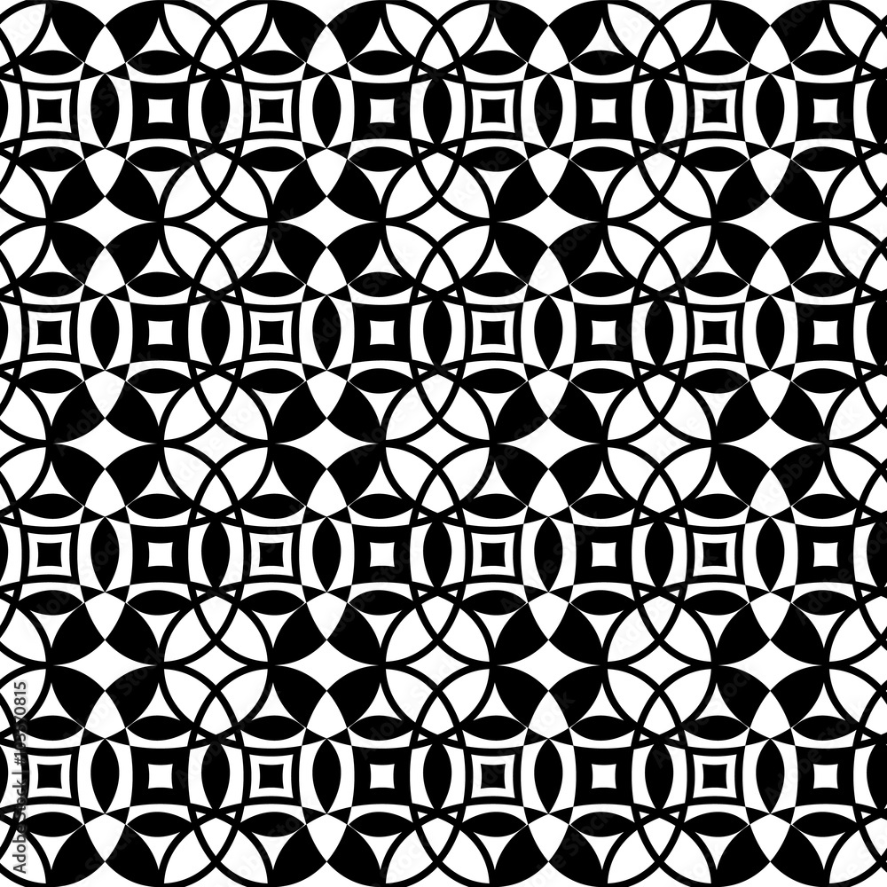Vector seamless pattern. Modern stylish texture. Repeating geometric tiles. 