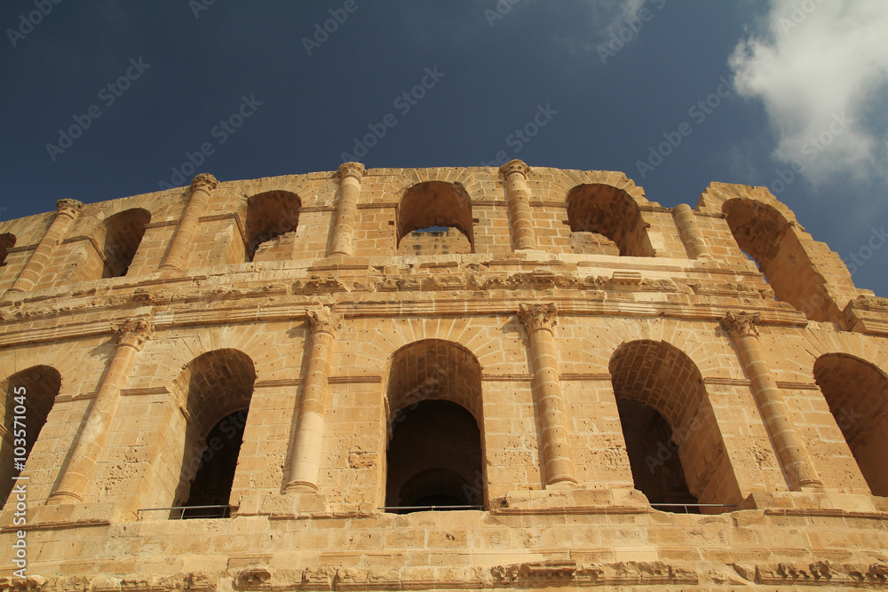 Thysdrus Amphitheater in El Djem