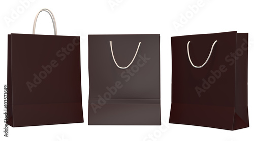 Set of Packages for gifts. Isolated on white background