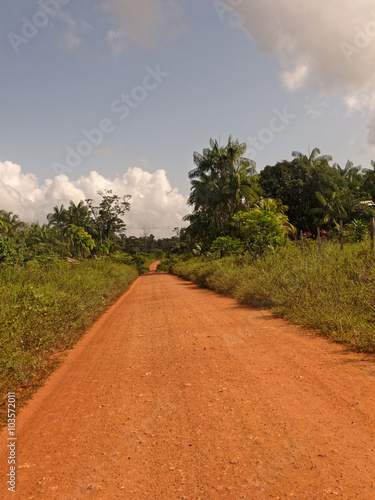 Route des Kampoe, Guyane photo