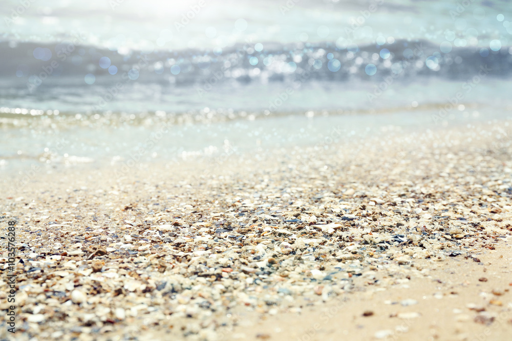 Beach and beautiful sea