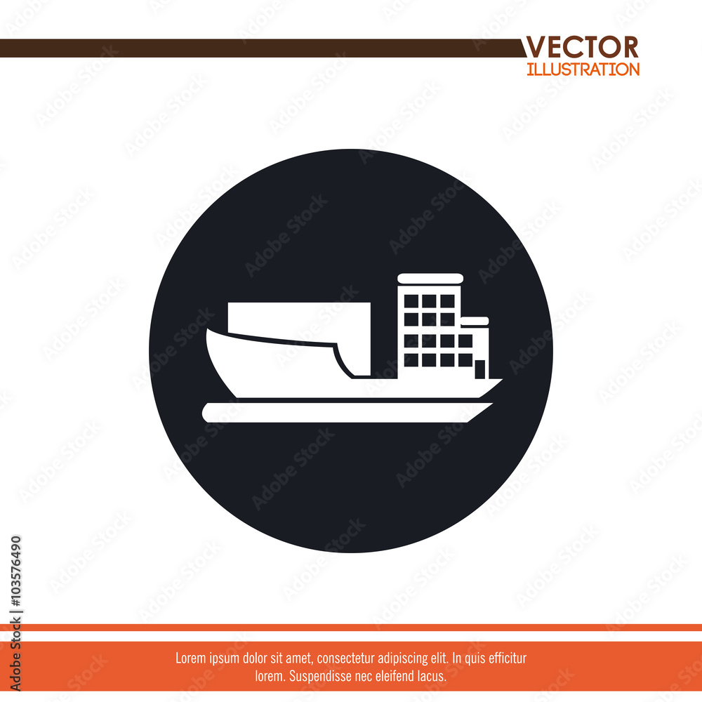 Fototapeta premium delivery service design 